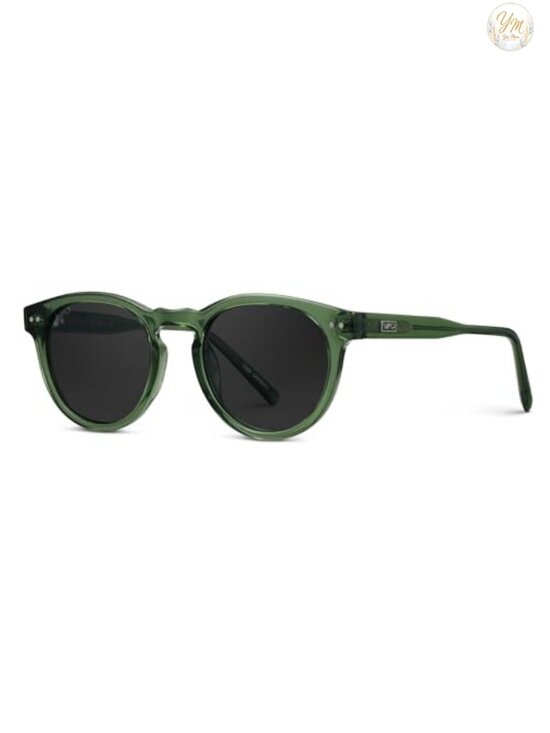 Women\'s Retro Round Acetate Polarized Sunglasses UV400 main image 6